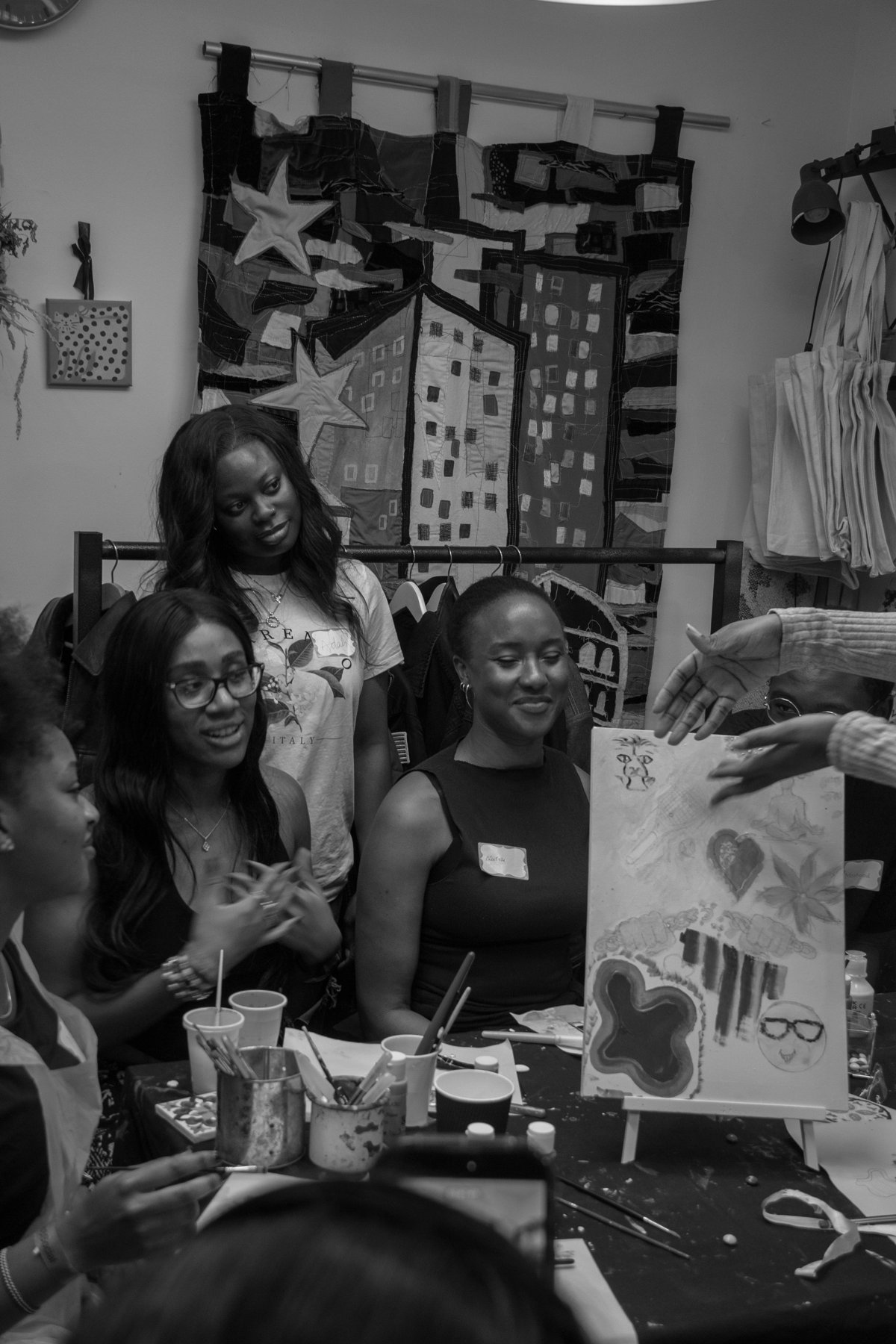 The community in black and white